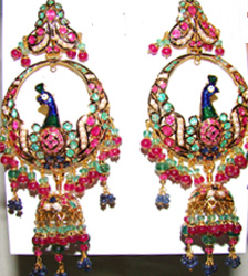 Jadau earrings